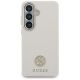 3. Guess Rhinestone Round Logo MagSafe Case for Samsung Galaxy S26 - Beige