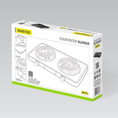 3. Two-burner electric stove 2000W MR-770-2 MAESTRO