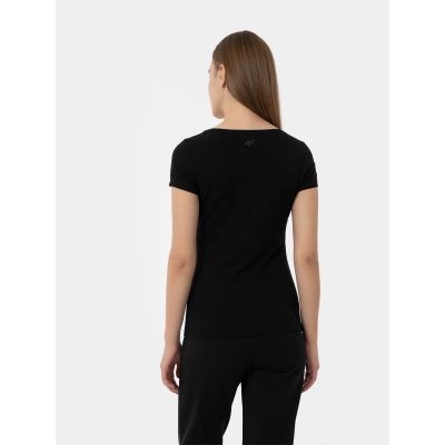 3. Women's regular plain T-shirt 4F 4FMM00TTSHF731-20S
