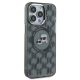 4. Karl Lagerfeld IML Monogram Karl & Choupette Head MagSafe Case for iPhone 15 Pro Max - Black