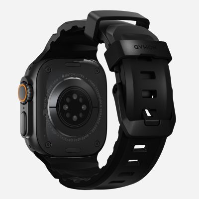 3. Nomad Rocky Point Band Black Leather, Titanium