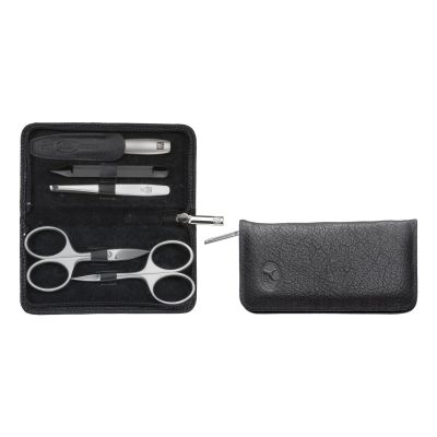 2. ZWILLING 98681-004-0 Nail Care Set Stainless Steel Black