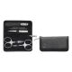 2. ZWILLING 98681-004-0 Nail Care Set Stainless Steel Black