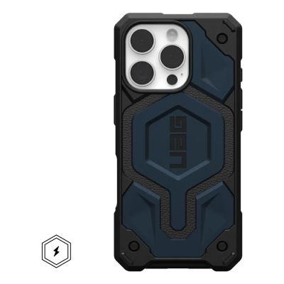UAG Urban Armor Gear Monarch Pro MagSafe Case | Apple iPhone 16 Pro | Crossword (Blue)