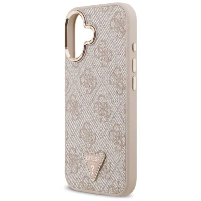 6. Guess 4G Triangle Logo MagSafe Case for iPhone 17 - Rose Gold