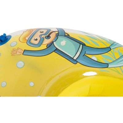 14. INFLATABLE BOAT FOR SWIMMING 112x70CM 37593 YELLOW