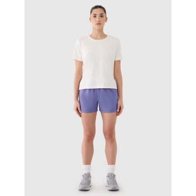 5. Women's quick-drying oversize training T-shirt 4F 4FRSS25TFTSF1236-11S