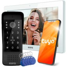 EURA VDP-86A3 video intercom - 10" white monitor TUYA