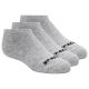 Skechers 3pk Unisex Non Terry No Show S114041-020 Gray 39-42