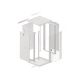 11. Lanberg WF01-6622-10S Rack 22U Wall-Mounted Cabinet Gray