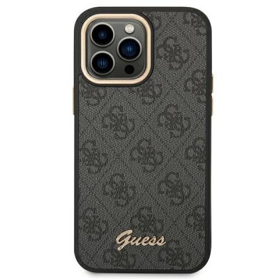 3. Guess GUHCP14XHG4SHK iPhone 14 Pro Max 6.7 "black / black hard case 4G Vintage Gold Logo