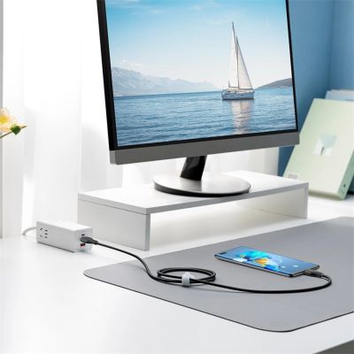 9. Baseus Pudding Series USB-C Cable - USB-C 100W 1.2m - Black