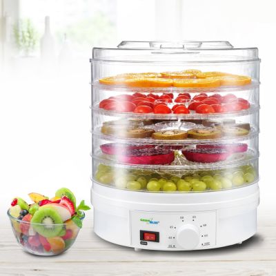 13. GreenBlue GB190 mushroom, vegetable and fruit dehydrator (250W; white)
