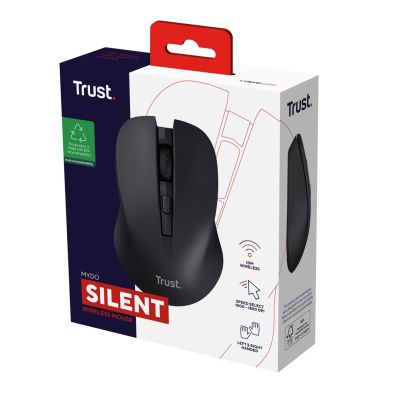 2. TRUST Mydo Silent wireless Black mouse