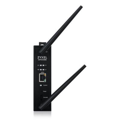 5. Zyxel IAP500BE-EU0101F BE5000 Wi-Fi 7 Access Point, Dual Radio 2x2 MU-MIMO, PoE+ (802.3at), Industrial AP, DIN Rail Mounting, Standalone/Nebula Cloud Managed