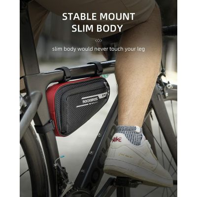 4. Rockbros B75 frame bag red