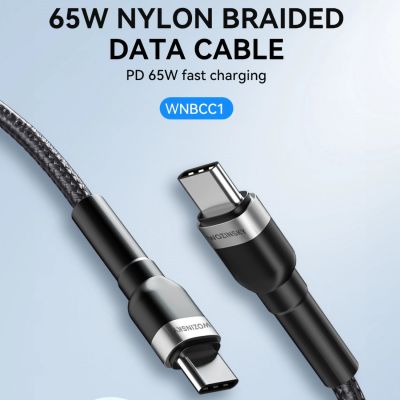 6. Wozinsky WNBCC1 USB-C / USB-C PD 65W cable 1 m - black