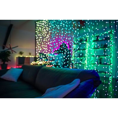 6. Twinkly Smart LED Curtain 210 RGB+W 2.1 m