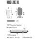 6. Self-Inflating Mat High Peak Kodiak XL 210x63x8 41131