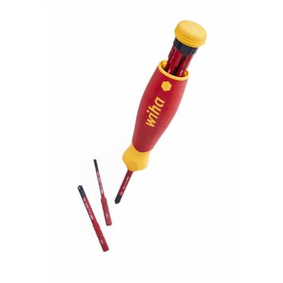 9. Wiha 45296 hand screwdriver Interchangeable bit screwdriver Straight screwdriver