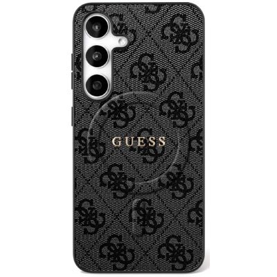 Guess 4G Ring Classic Logo MagSafe case for Samsung Galaxy S25 FE - black