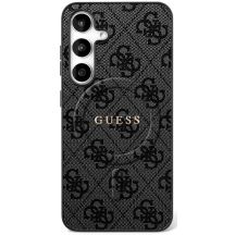Guess 4G Ring Classic Logo MagSafe case for Samsung Galaxy S25 FE - black