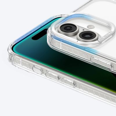 7. AmazingThing Titan Pro Mag Case with Magnetic Ring for iPhone 16 - Transparent