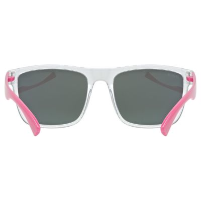 4. Uvex rookie clear multisport glasses boy, girl full rim pink, translucent
