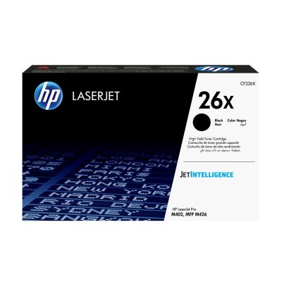 8. HP Black Toner HP 26X, HP26X=CF226X, 9000 pages