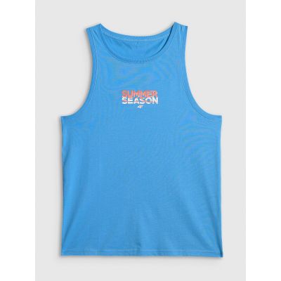6. Men's sleeveless shirt 4F 4FWSS26TSLEM249-33S