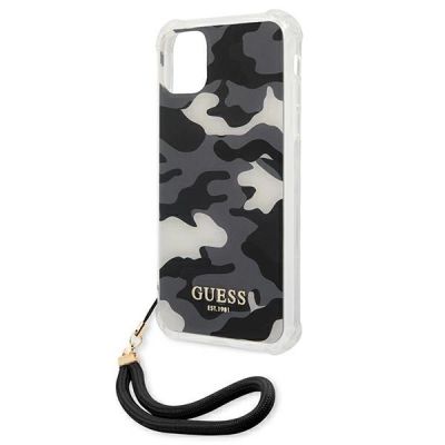6. Guess GUHCN61KSARBK iPhone 11 6.1" / Xr black/black hardcase Camo Collection