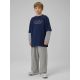 7. Loose longsleeve with print for boys 4F 4FJRSS26TLONM631-31S