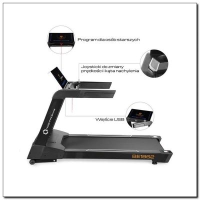 10. HMS Premium BE1862 Electric Treadmill 0.5-24 km