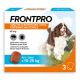 2. FRONTPRO Flea and tick tablets for dogs (>10-25 kg) - 3x 68mg