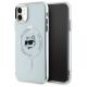 Karl Lagerfeld IML Metal Choupette Head MagSafe iPhone 11 Case - White