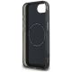 7. BMW IML Metal White Circle MagSafe iPhone 16e Case - Black