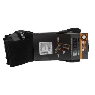 2. Skechers 3pk Mens 1/2 Terry Work Socks S106859-BLK Black 41-46