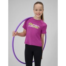 Girls' quick-drying sports T-shirt 4F 4FJRSS26TFTSF2386-53S