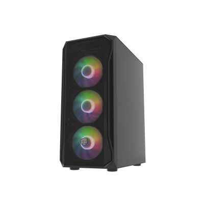 4. FURY COMPUTER CASE FURY SHOBO SH4F RGB MIDI WITH WINDOW BLACK