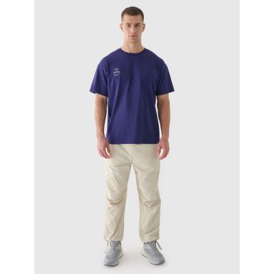 3. Smooth unisex oversize T-shirt 4F 4FRAW24TTSHU2672-31S