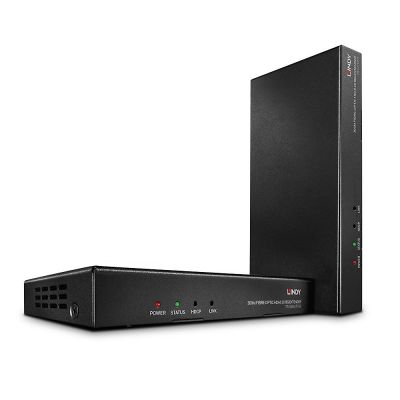 Lindy 38174 AV Extender AV Transmitter and Receiver Black