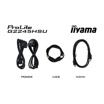 8. Iiyama 22 G2245HSU-B2 HDMI DP USB Monitor - Flat Screen - 54.6 cm