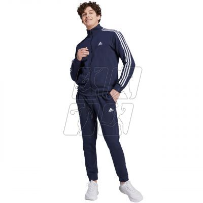 3. adidas Basic 3-Stripes Fleece M tracksuit IJ6064