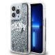 DKNY Liquid Glitter Big Logo iPhone 15 Pro Case - Black