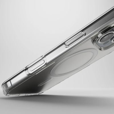 4. Puro Impact Clear D3O MagSafe Silicone Case for iPhone 16 Pro Max - Transparent