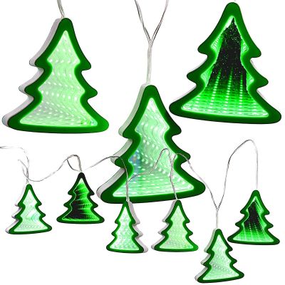 2. LAMPS WIRES GARLAND LED CHRISTMAS TREES USB