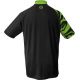 6. Harrows Rapide Black and Green Polo Shirt