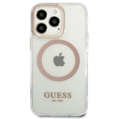3. Guess GUHMP13XHTRMD iPhone 13 Pro Max 6.7 "gold / gold hard case Metal Outline Magsafe
