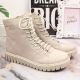 4. Rieker W RKR279C insulated platform ankle boots, beige