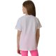 3. T-shirt for girls 4F F2938 white 4FJWSS26TTSHF2938 10S
